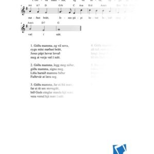 Góða mamma, eg vil sova