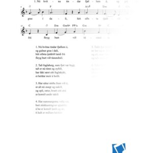 Nú hvítna tindar fjøllum á