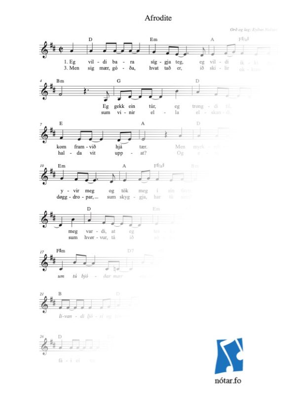 234 Eg vildi bara síggja teg watermark