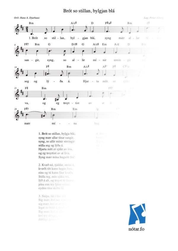 1010 Brót so stillan, bylgjan blá (med vandmærke) - watermark