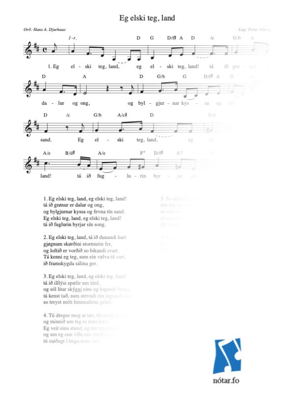 1022 Eg elski teg, land (med vandmærke) - watermark