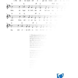 Nú náttarmyrkrið sígur um hvønn glotta