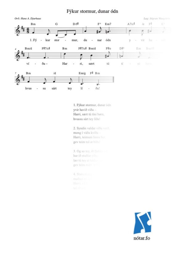 Fýkur stormur (med vandmærke) - watermark