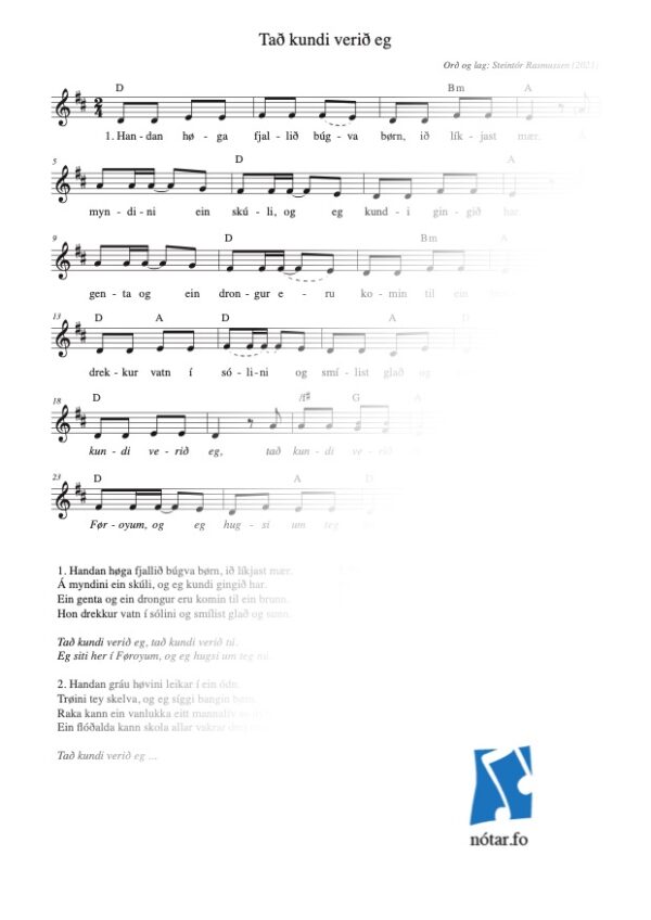 Handan høga fjallið (med vandmærke) - watermark