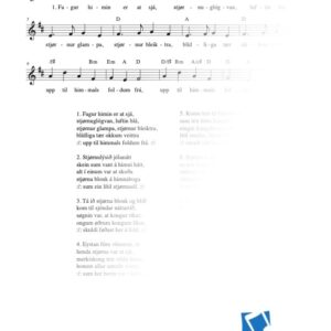 Fagur himin er at sjá