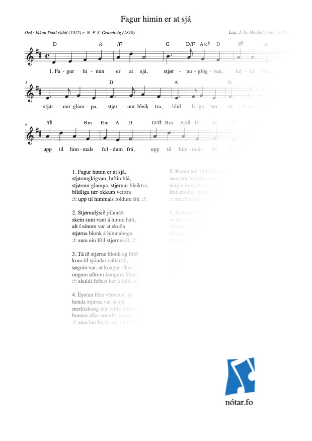 Fagur himin er at sjá (068a) (med vandmærke) - watermark