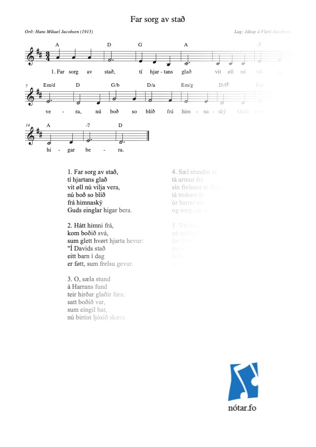 Far sorg av stað (med vandmærke) - watermark