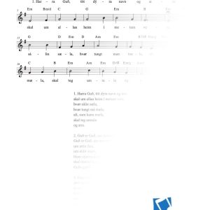 Harra Guð, títt dýra navn og æra