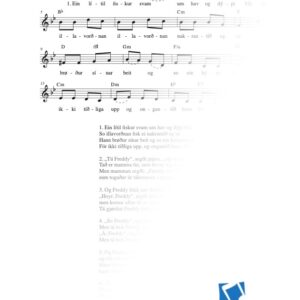 Ein lítil fiskur svam