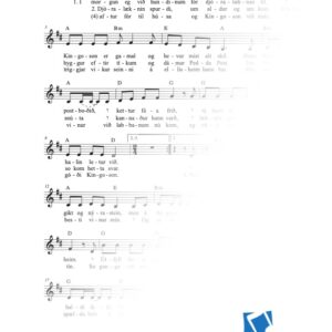 Í morgun eg við hundinum