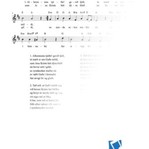 Alheimsins tjóðir! gevið ljóð