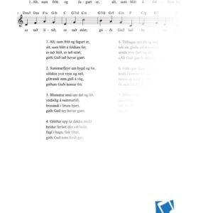 Alt, sum frítt og fagurt er