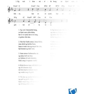 Eg veit í himmiríki borg