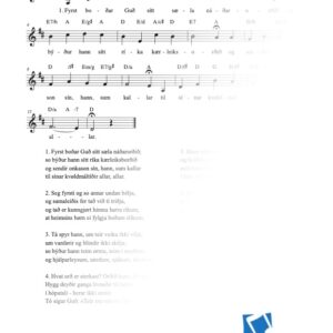 Fyrst boðar Guð sítt sæla náðarorðið