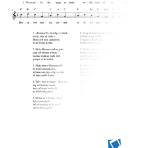 Kvinna! O, tín trúgv er sterk