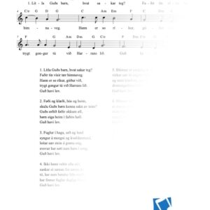 Lítla Guðs barn, hvat sakar teg