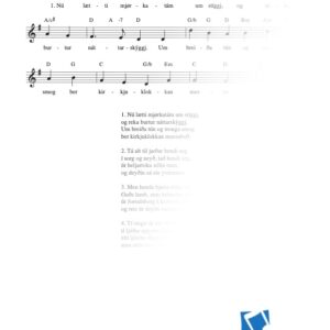 Nú lætti mjørkatám um stíggj