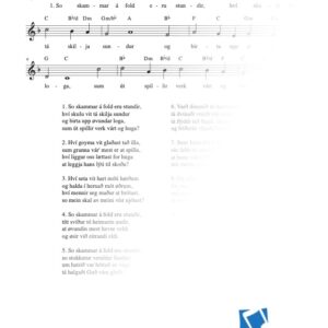 So skammar á fold eru stundir