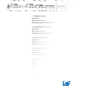 Tummilin, tummilin hvar ert tú