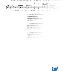 Vælkomin vársins vakri mai