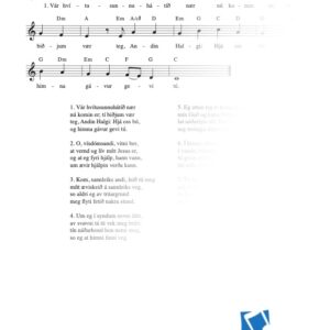 Vár hvítusunnuhátíð nær nú komin er