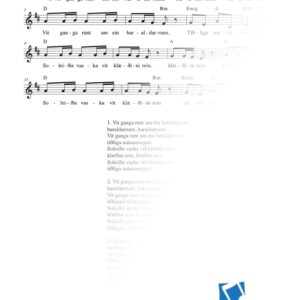 Vit ganga runt um ein baraldarrunn