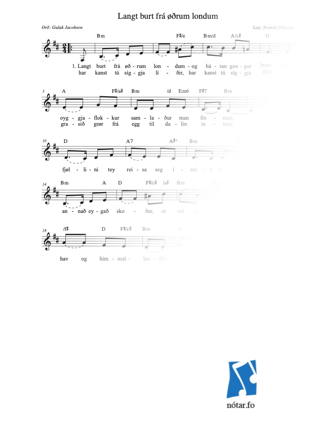 134 Langt burt frá øðrum londum (With Watermark) - watermark