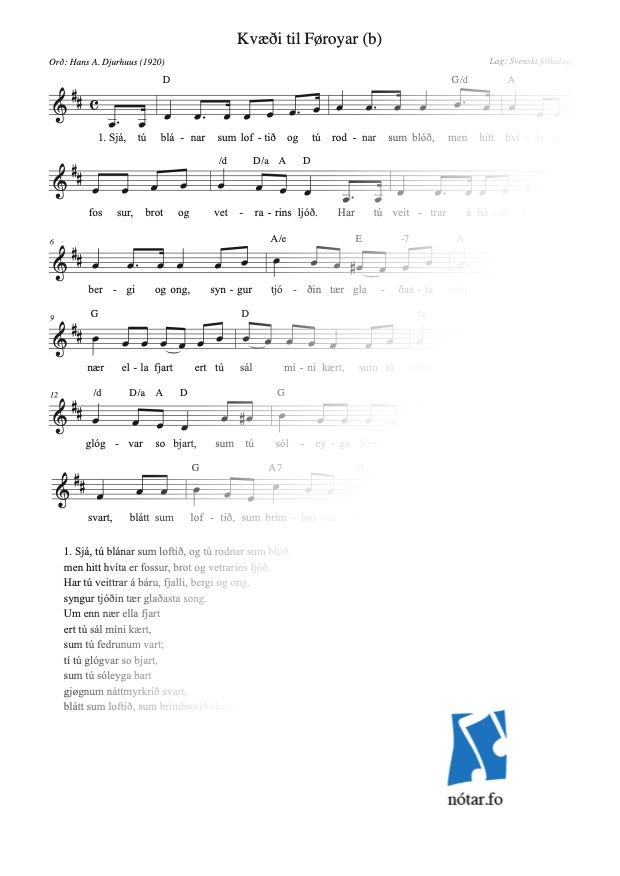 Sjá, tú blánar (b) (med vandmærke) - watermark