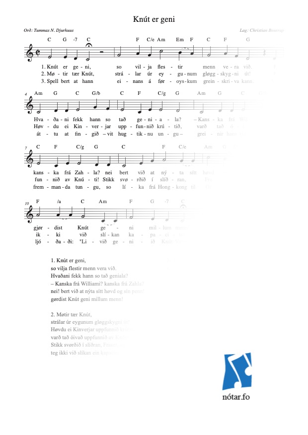 Knút er geni (With Watermark) - watermark